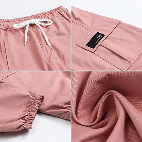 Cromoncent Girls Womens Cargo Pants