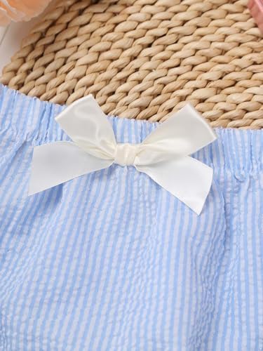 Cute Diapers Soft Breathable Ruffled Plaid Bloomers for Newborns