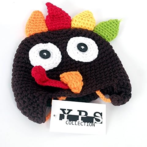 Ypser Baby Thanksgiving Christmas Beanie Turkey Knitted Cap for Girls