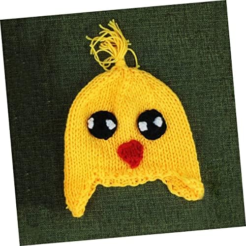 Handmade Baby Hat - Chicken Shape Knitted Cap for Winter