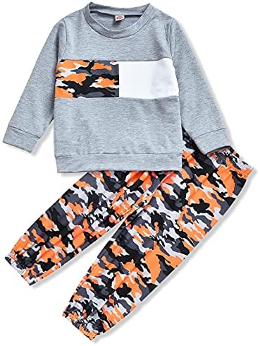 Stylish Toddler Camouflage Sweatsuit Set