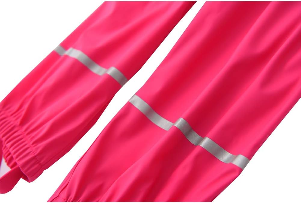 Hiheart Boys Girls Waterproof rain pants - Durable Stylish Stay Dry