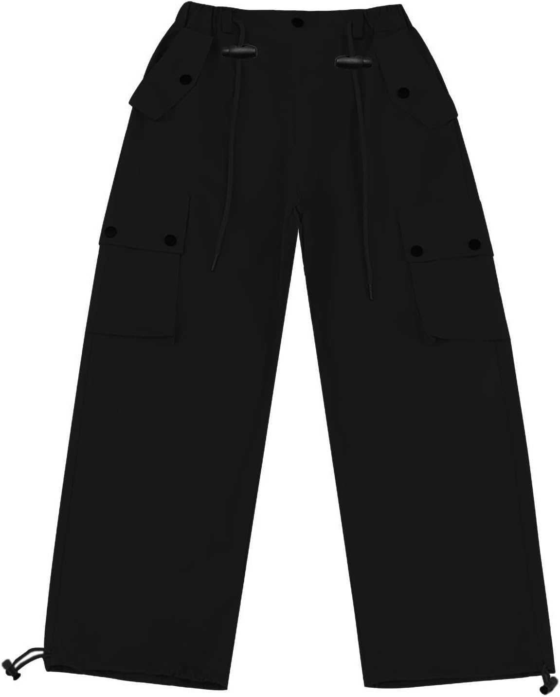 Y2K Cargo Parachute Pants for Girls 5-14
