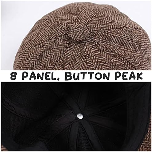 JANGANNSA Toddler Boys Newsboy Cap