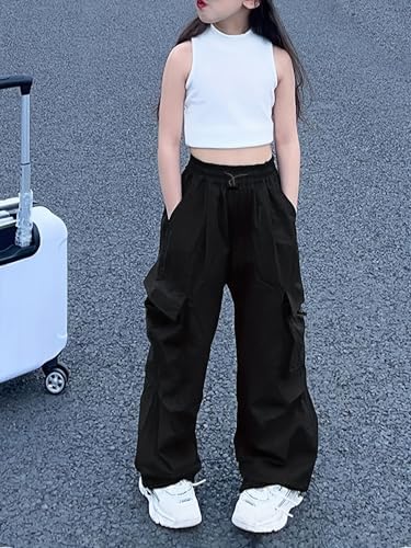 Girls Cargo Jogger Pants for Adventure