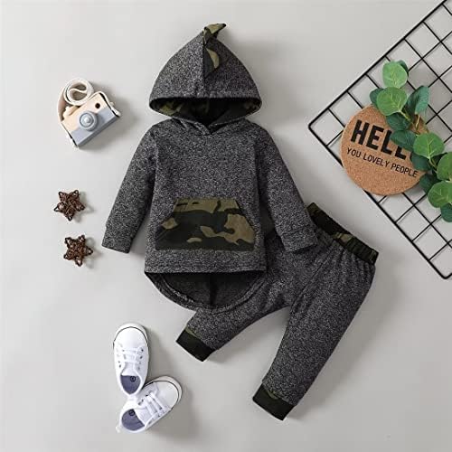 Tepuce Toddler Boys Fall Winter Clothing Set
