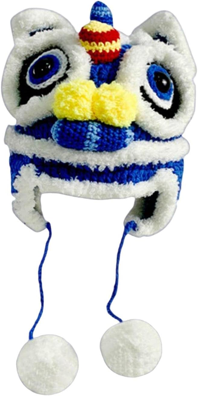 Almencla Traditional Chinese New Year Crocheted Hat