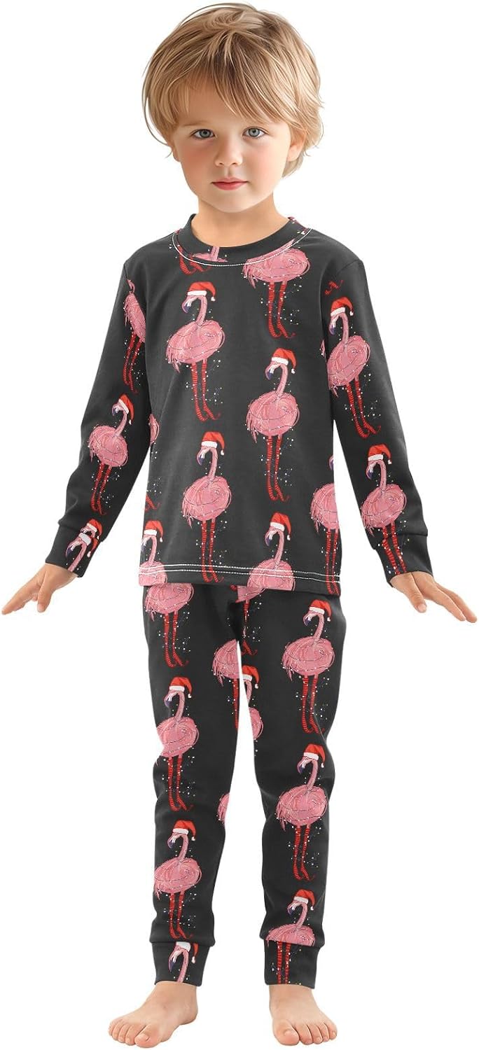 Luxurious Soft Cotton Pajama Set for Girls 18M-8Y Lightweight Cute Sleepwear