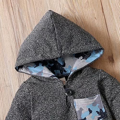 Stylish Tepuce Baby Boy Fall Winter Outfit with Extra Pocket and Camouflage Design