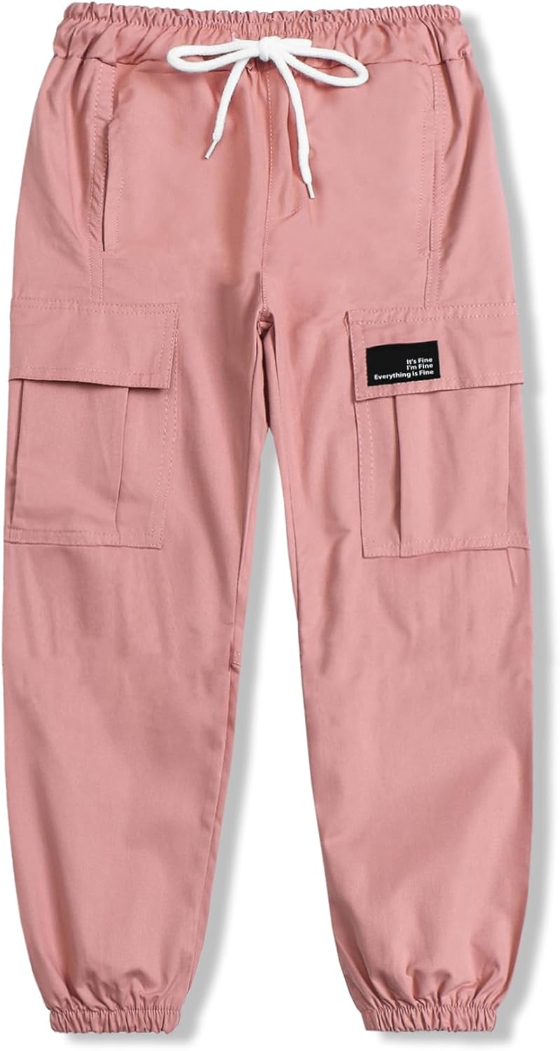 Cromoncent Girls Womens Cargo Pants