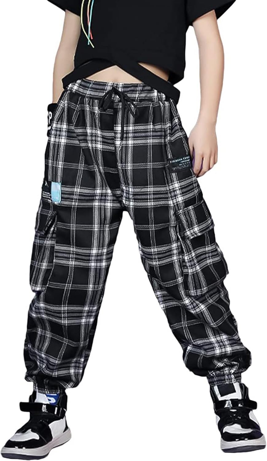 Rolanko Girls Cargo Pants for Kids