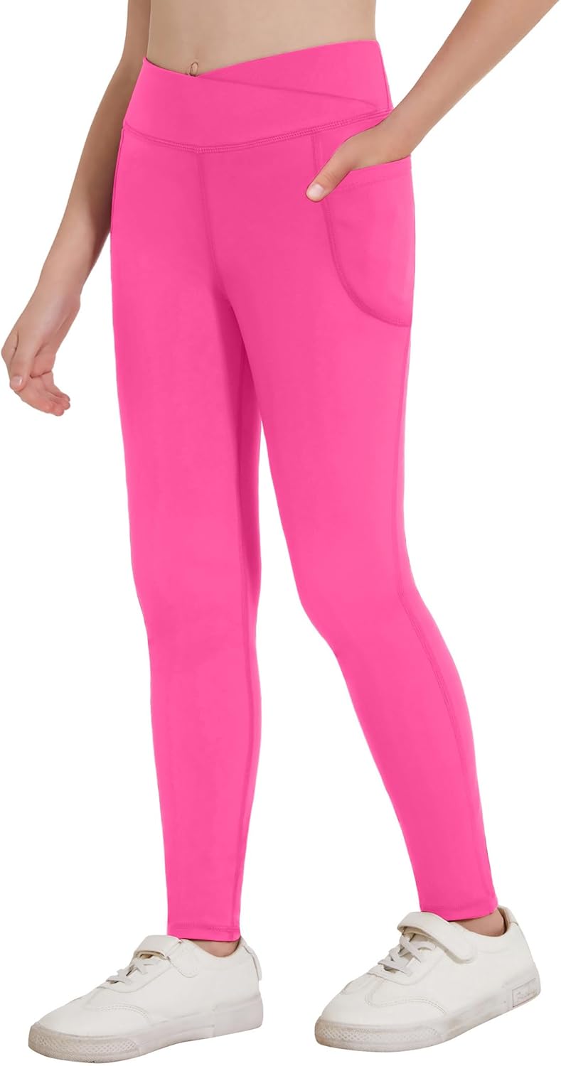 Zacletre Girls Athletic Leggings