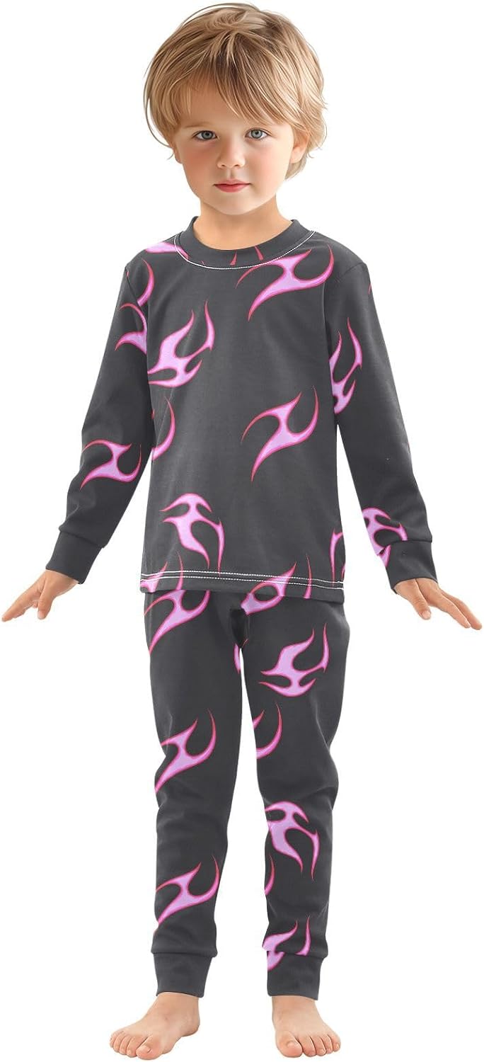 WIFIU 2 Piece Pajama Set for Kids 18M-8Y