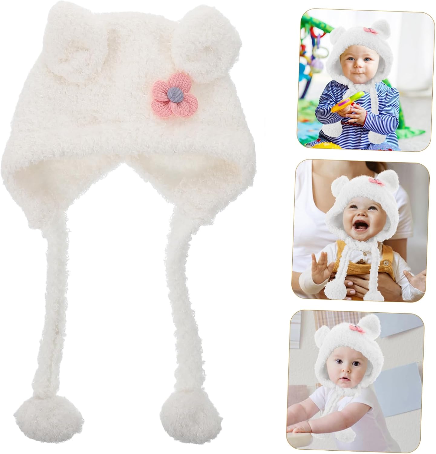 Warm Winter Hat for Kids and Babies