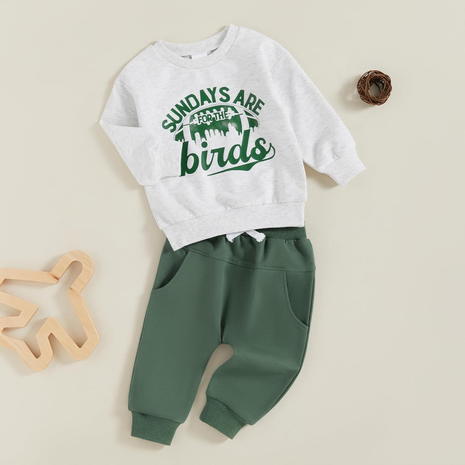 DSOKUHIB Toddler Boys football set