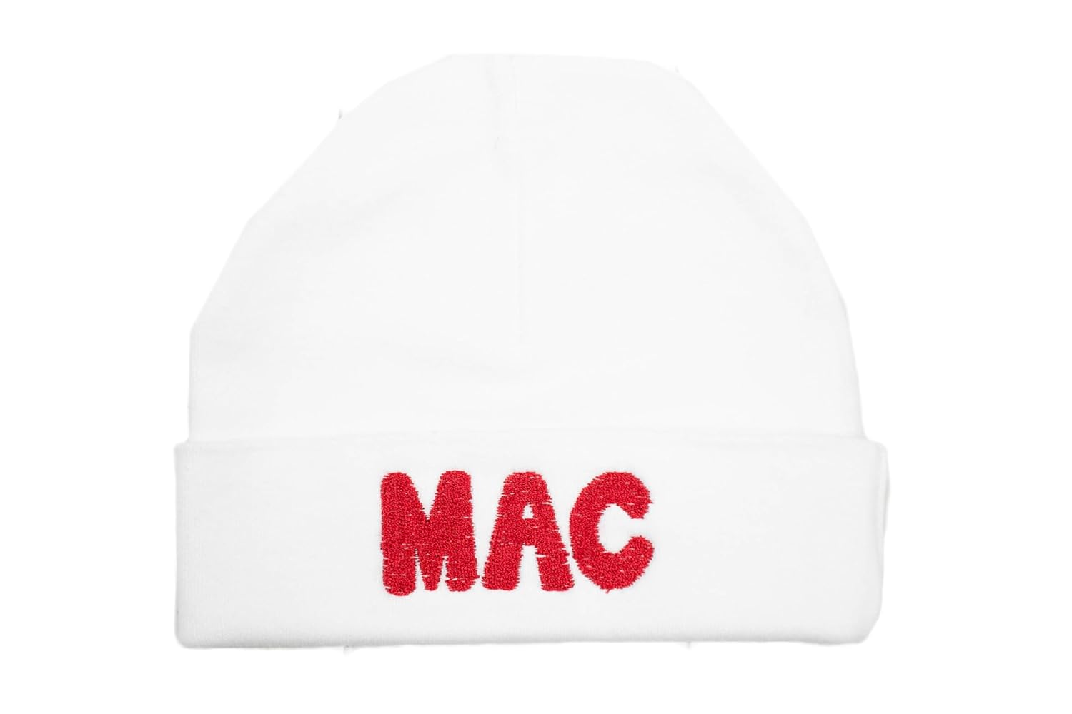 Personalized Baby Boy Beanie Hat with Royal Embroidery Coming Home Gift