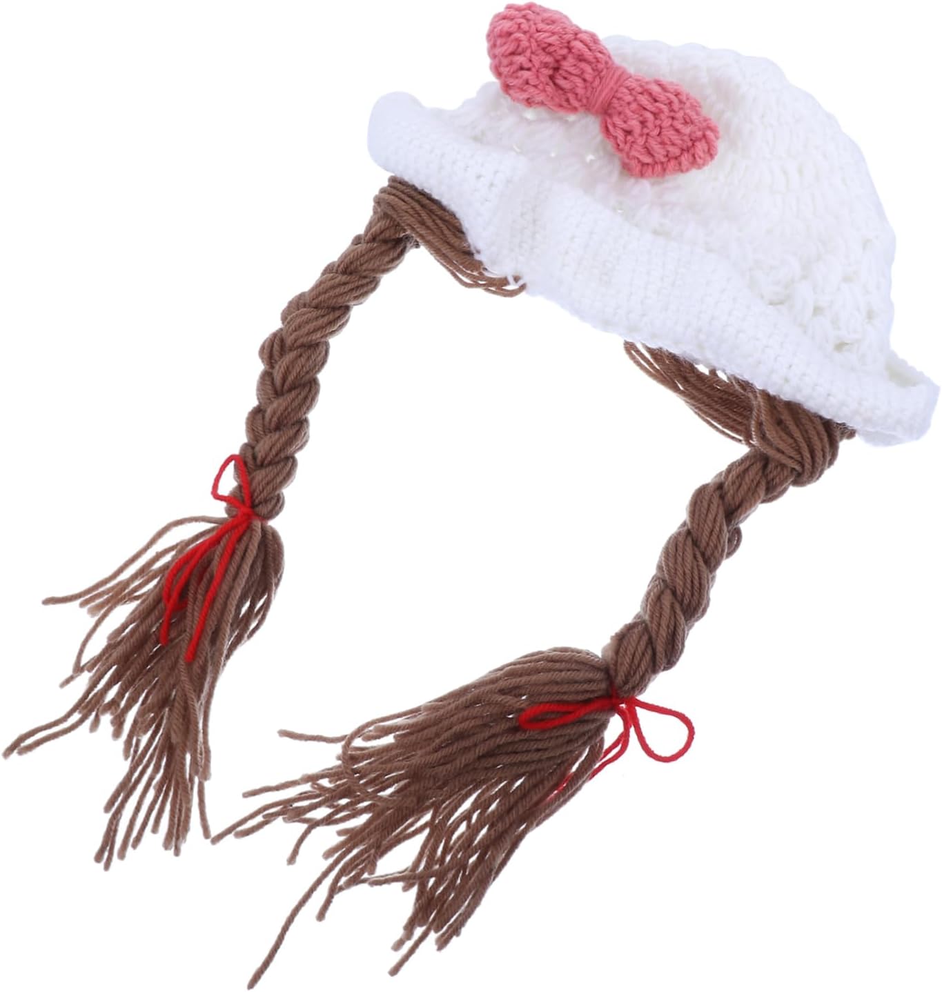 SOIMISS Woolen Bowknot Hat for Newborn Boys Girls