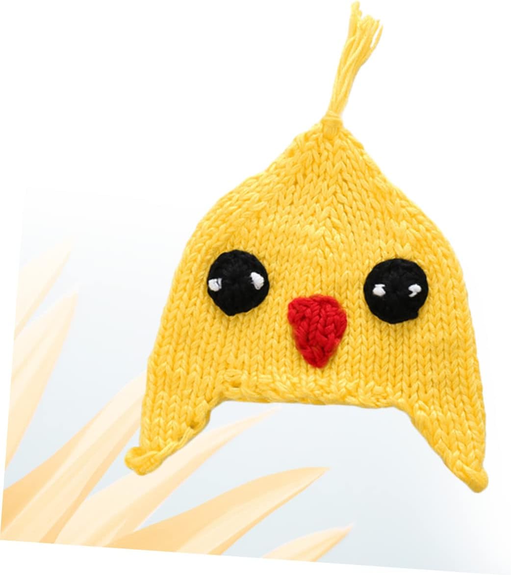 Handmade Baby Hat - Chicken Shape Knitted Cap for Winter