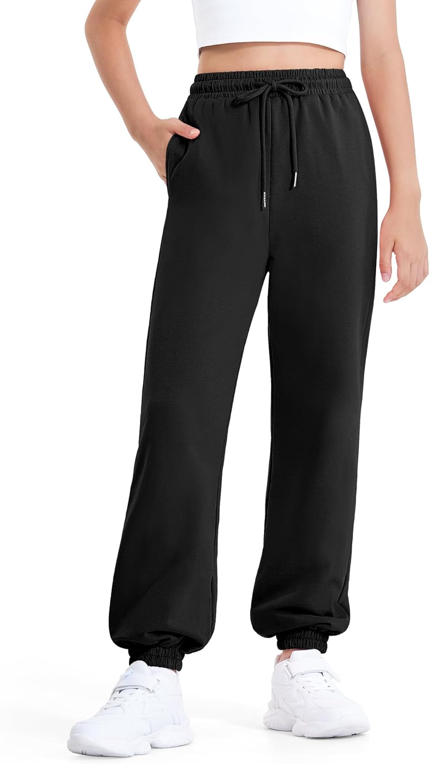 BOOPH Girls Premium Soft Cotton sweatpants 11-12 Years
