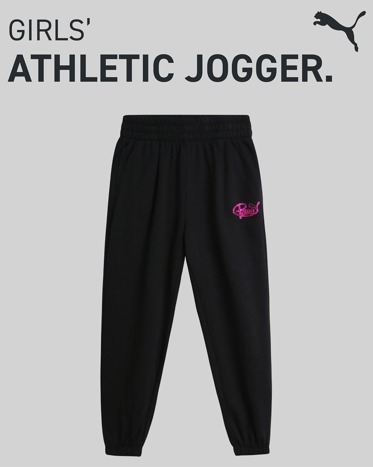 PUMA Girls Trendy Jogger Pants