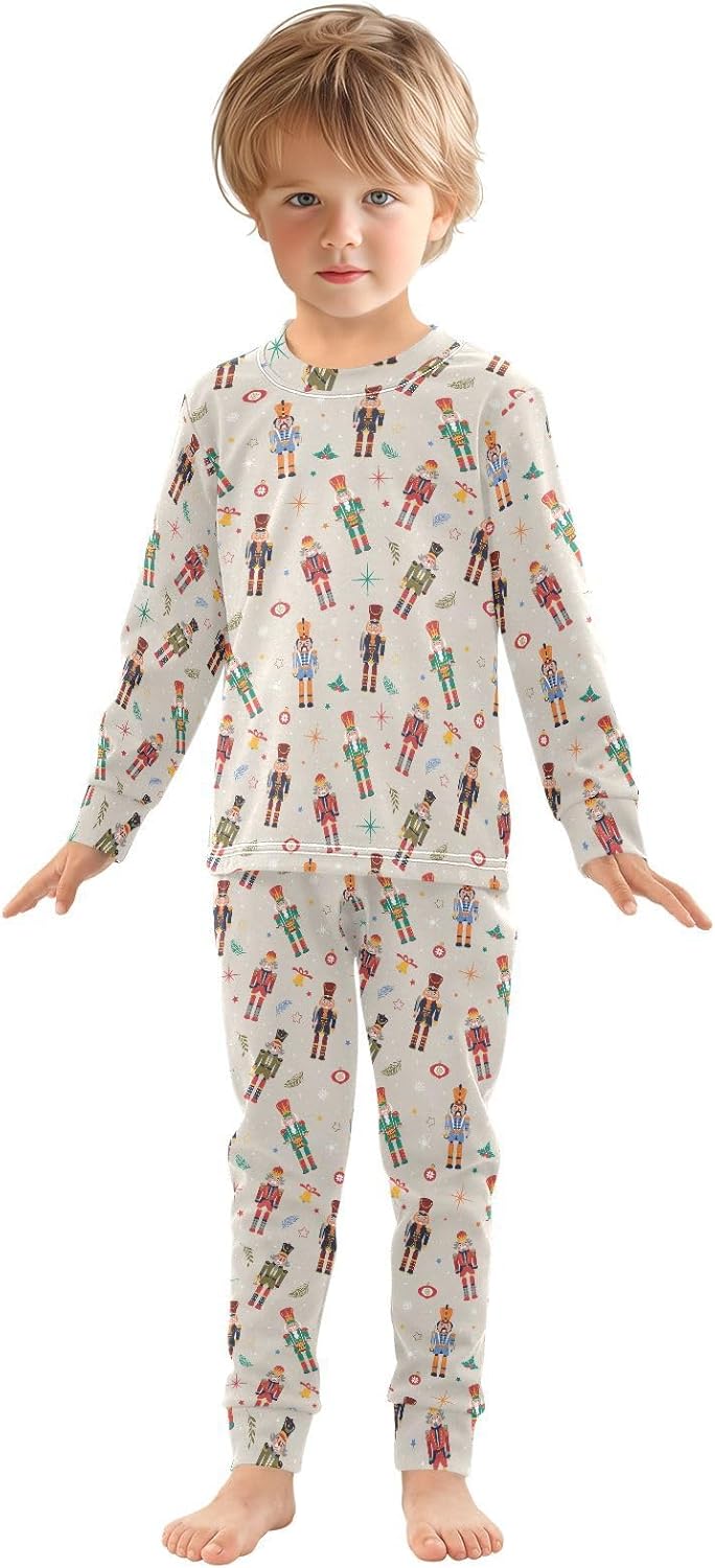 Pajama Sets Soft Cotton Spandex Sleepwear for Girls 18M-8Y