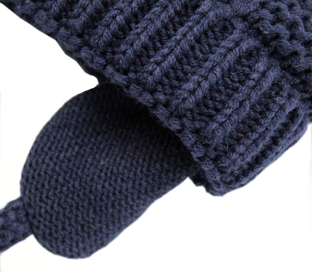 Exemaba Baby Fleted Beanie with Earflaps