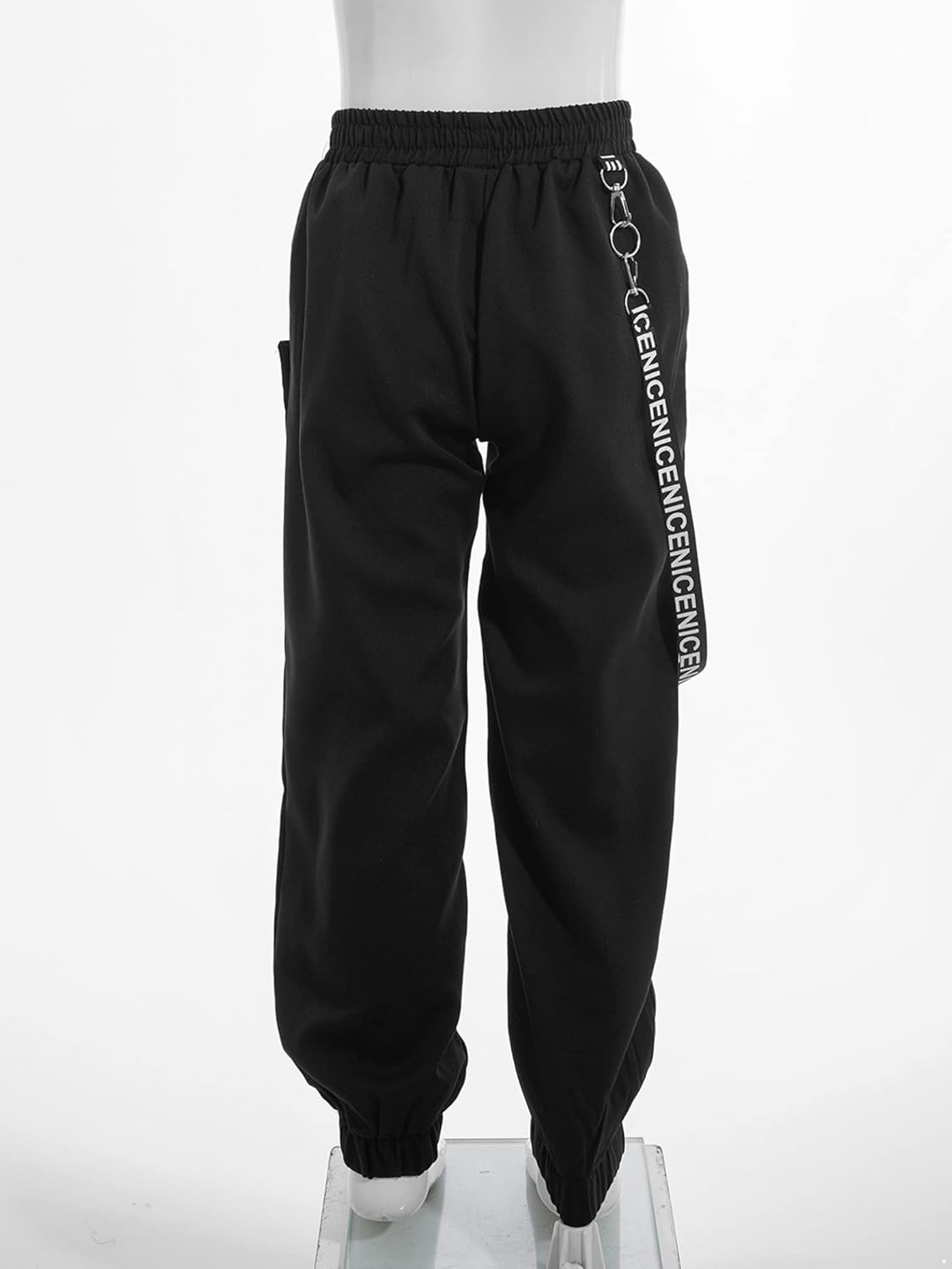 Girls Casual Cargo Jogger Pants Loose Street Jazz Hip Hop Dance Sweatpants