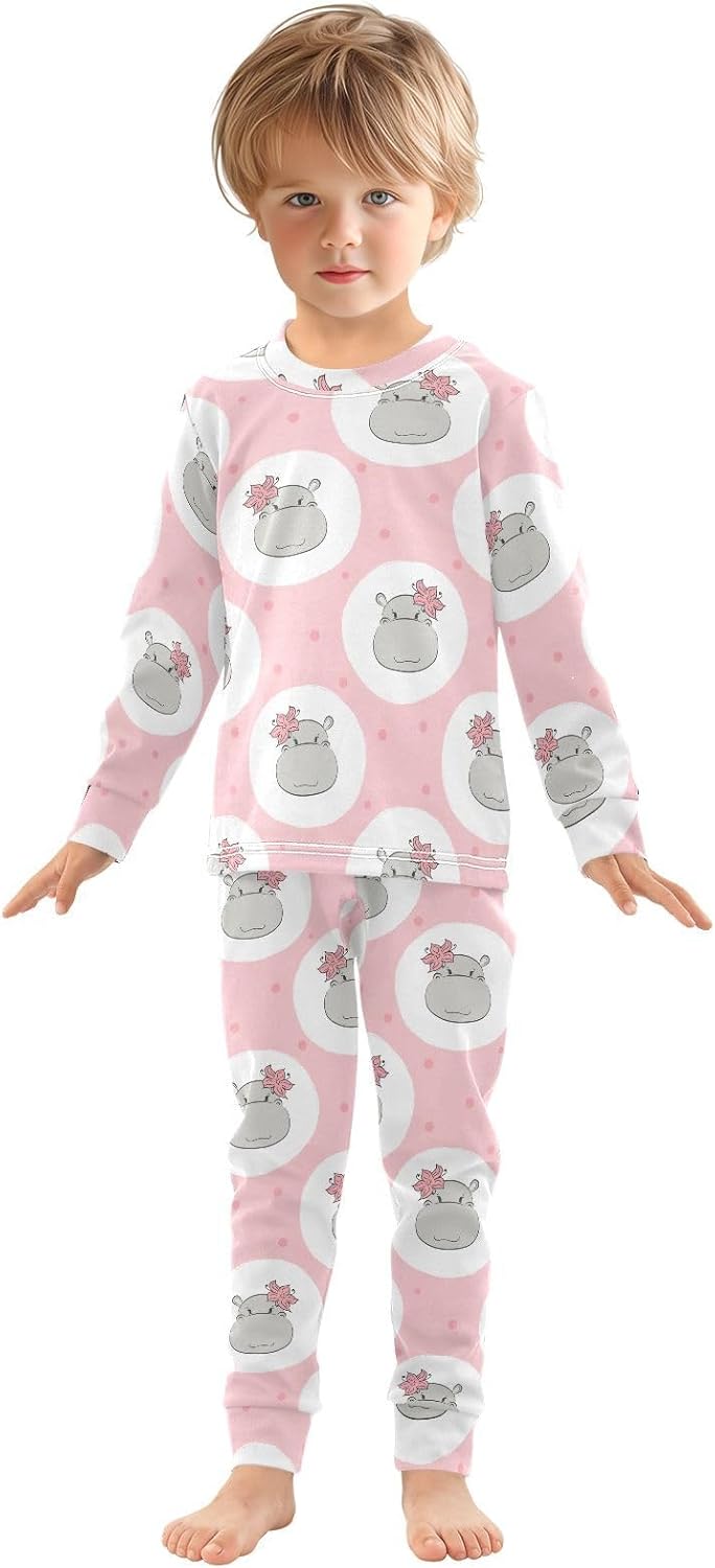 Adorable Long Sleeve Pajama Set for Girls
