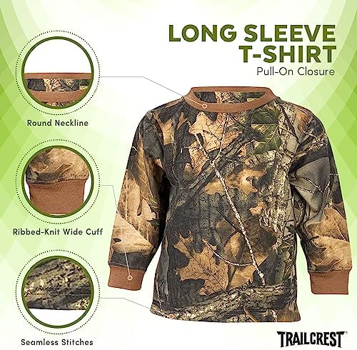 TrailCrest by Treel Toddler Cotton Camo T-Shirt and Pants Set