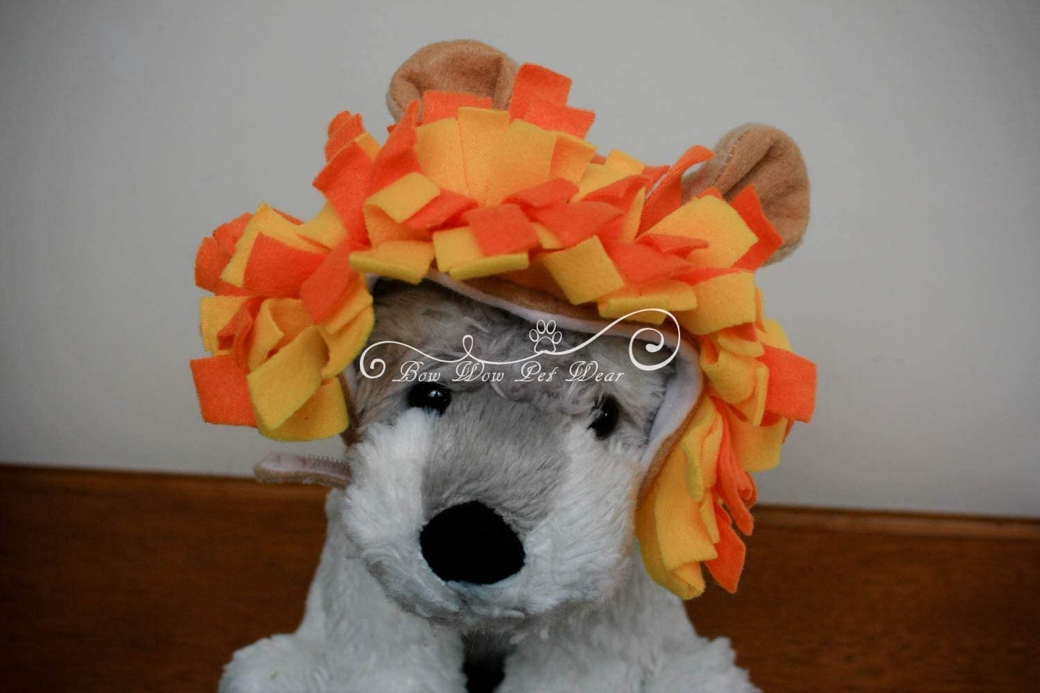 Bow Wow Pet Wear Lion Hat for Cats and Dogs