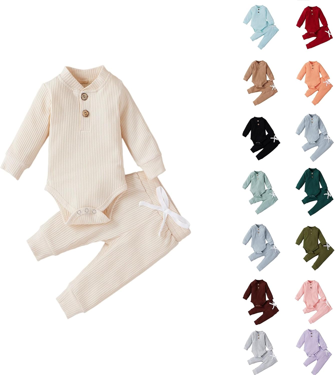 Newborn Baby Bodysuit Set