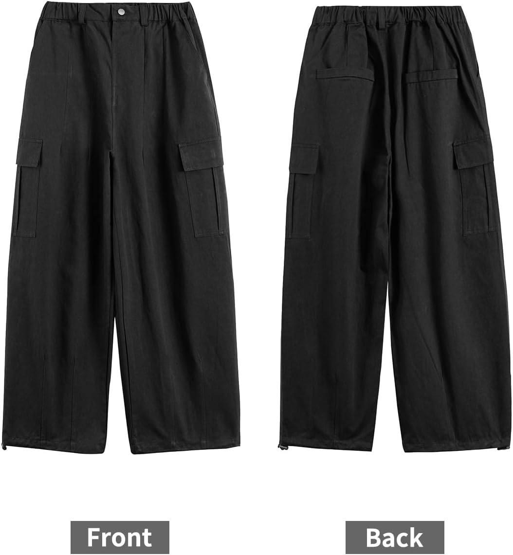 Trendy Wide-Leg Cargo Pants for Kids 4-14