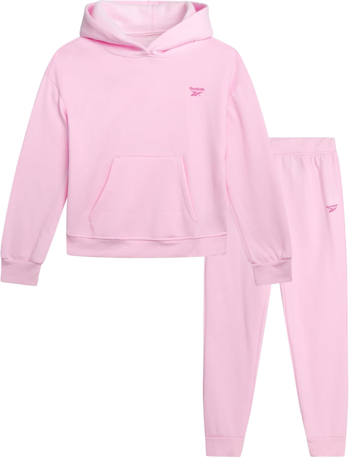 Reebok Girls Jogger Set 2 Piece Hoodie and Sweatpants
