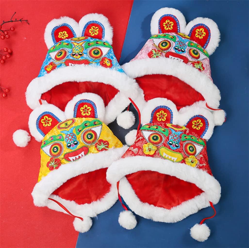 2022 Thecure Beanie Hat for Kids Tiger-Shaped Design