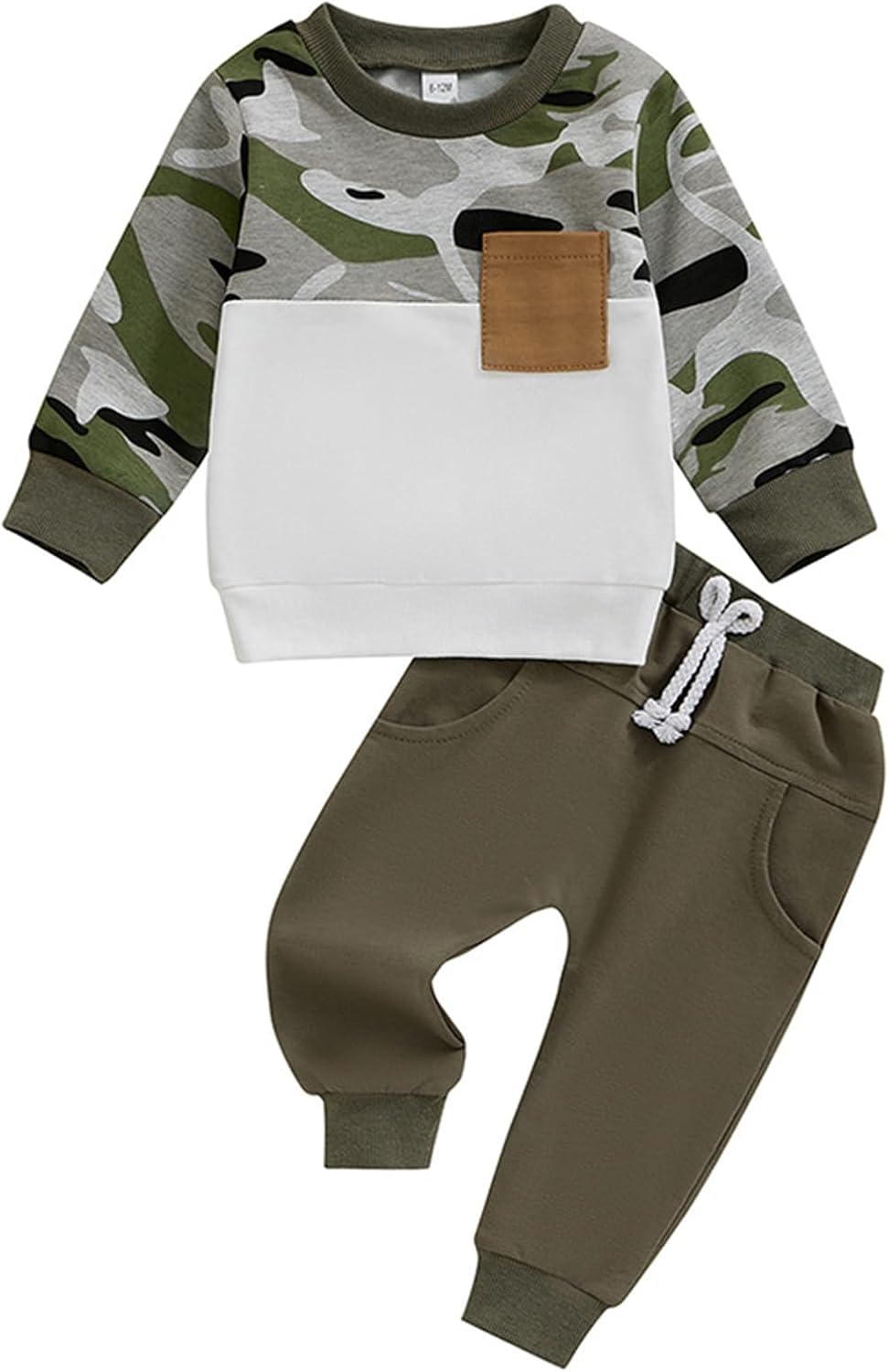 Cute Toddler Boys Sweater Pants Set 3-3T