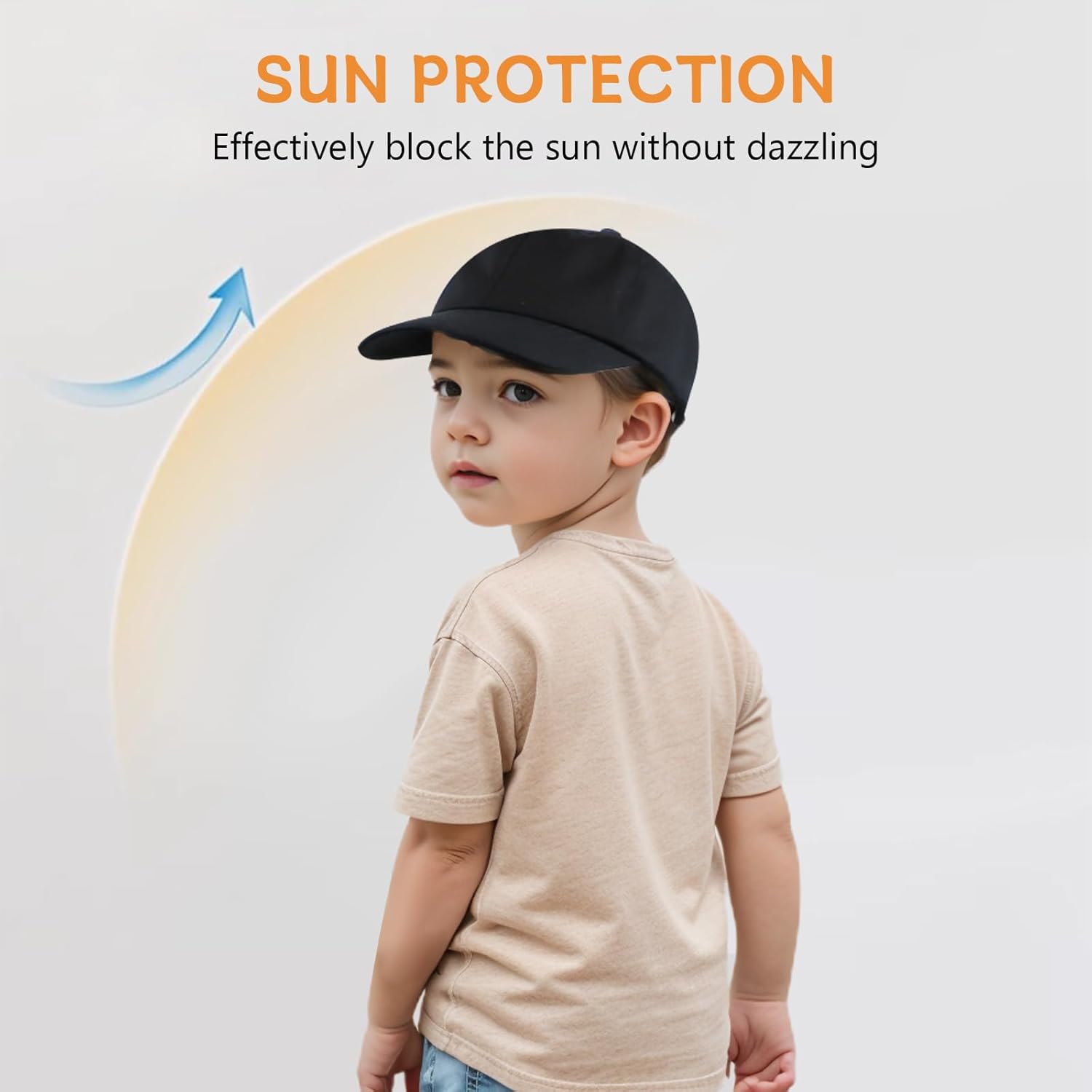 PESAAT Summer Baseball Hat 6M-10Y Boys Girls Sun Protection
