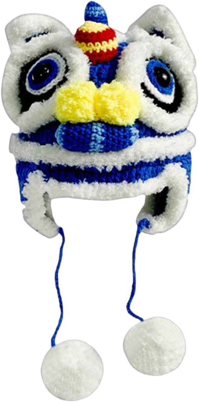 Almencla Traditional Chinese New Year Crocheted Hat