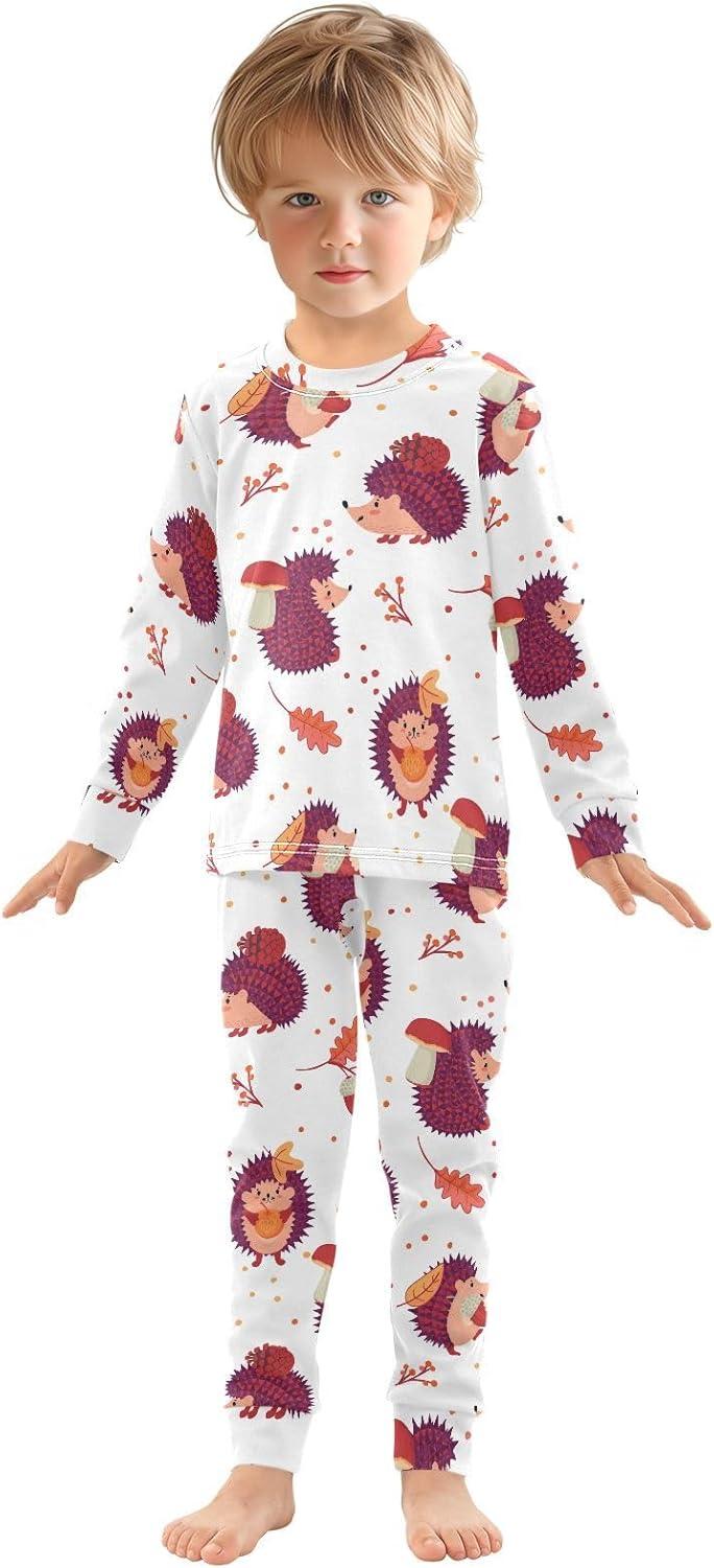 Eco-Friendly Long-Sleeve Pajama Set for Kids