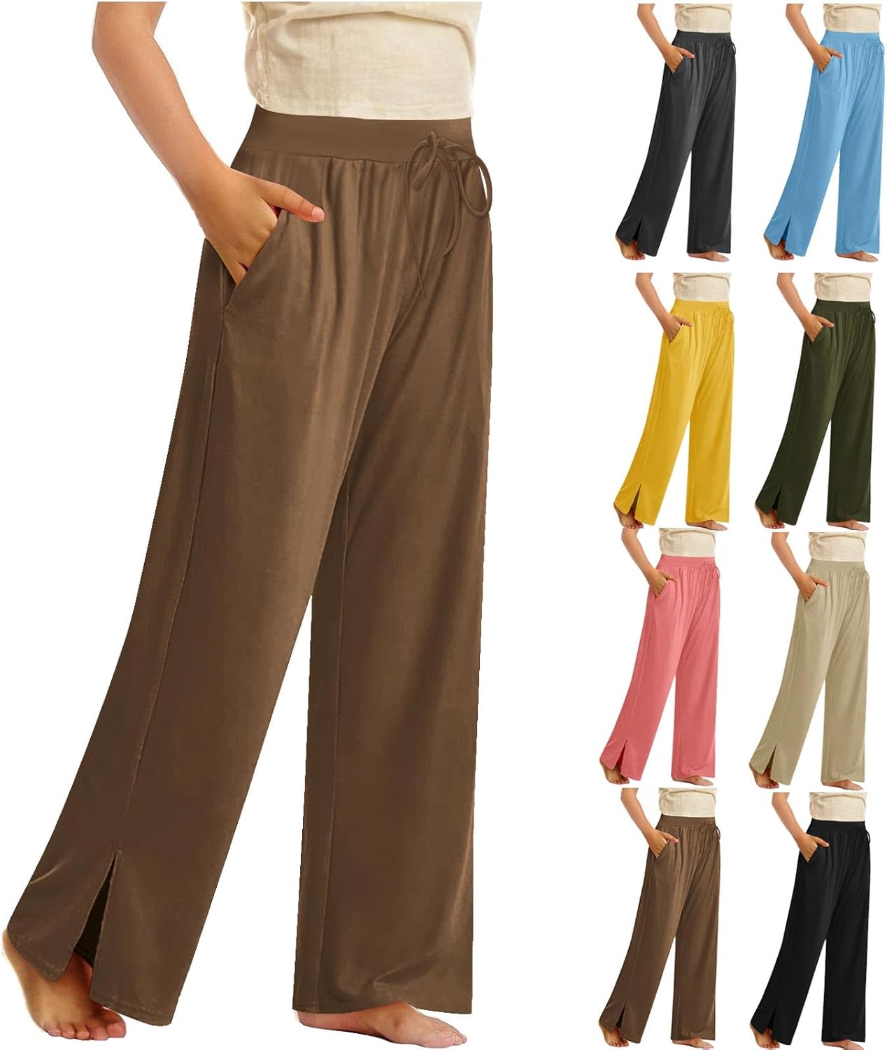 Trendy Wide-Leg Summer Pants for Girls