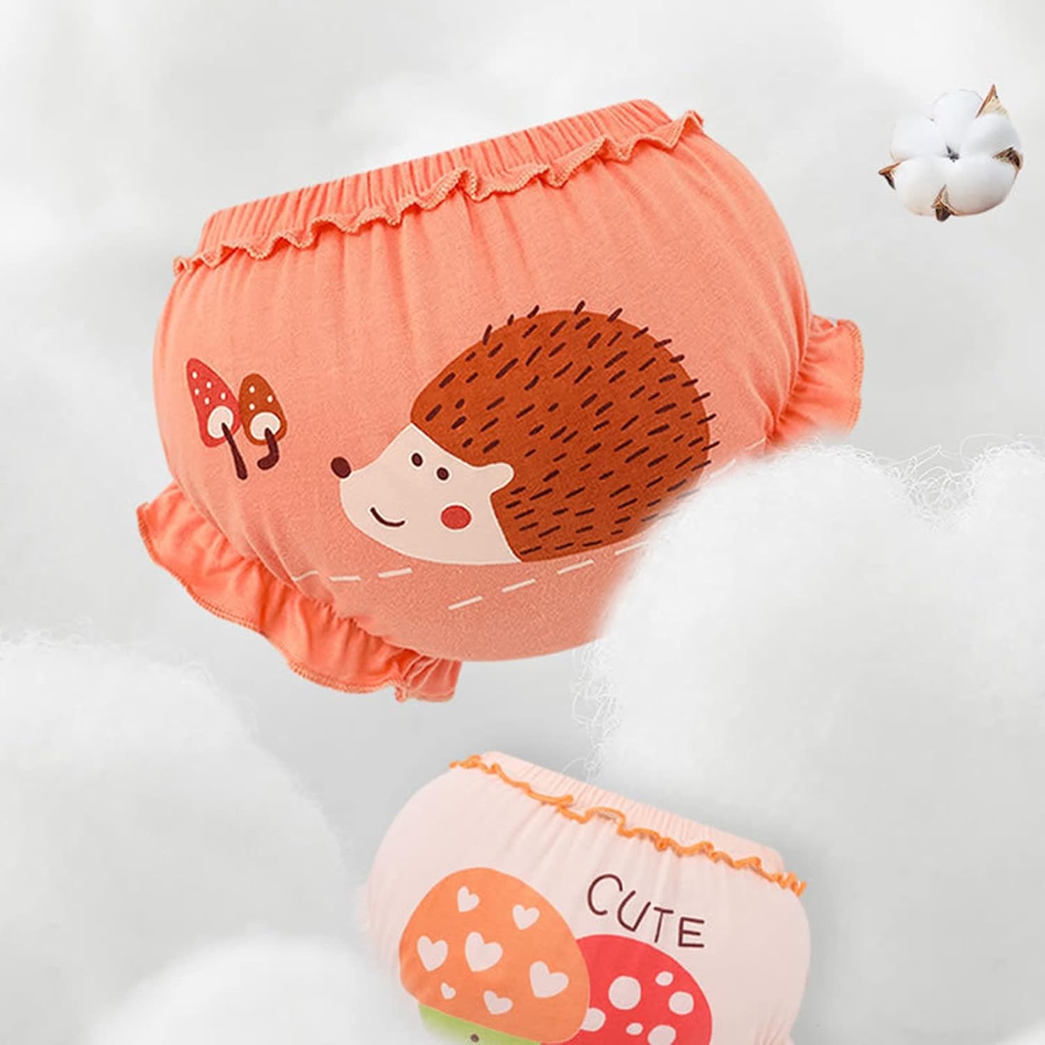4-Pack of Comfortable Stylish Baby Underwear for Boys and Girls
