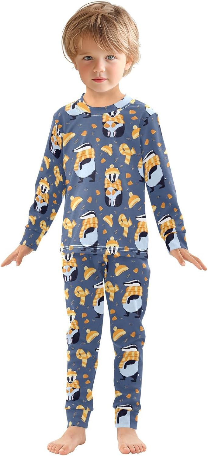 WIFIU Pajama Sets - Soft Cotton Pjs for Kids