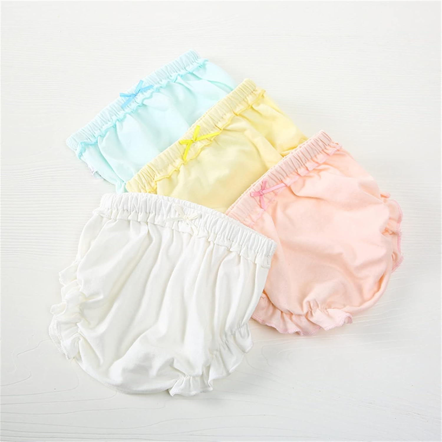 Cute Toddler Girls Ruffle Underwear 4-Pack