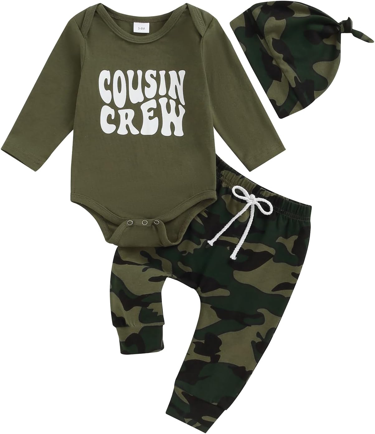 Newborn Baby Boy Coming Home Outfit Camo Columbia Set