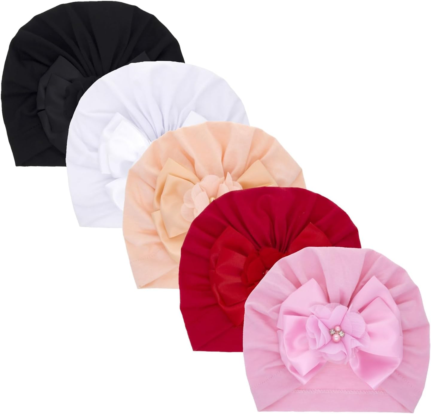 5-Pack Baby Tunny Beanies Newborn