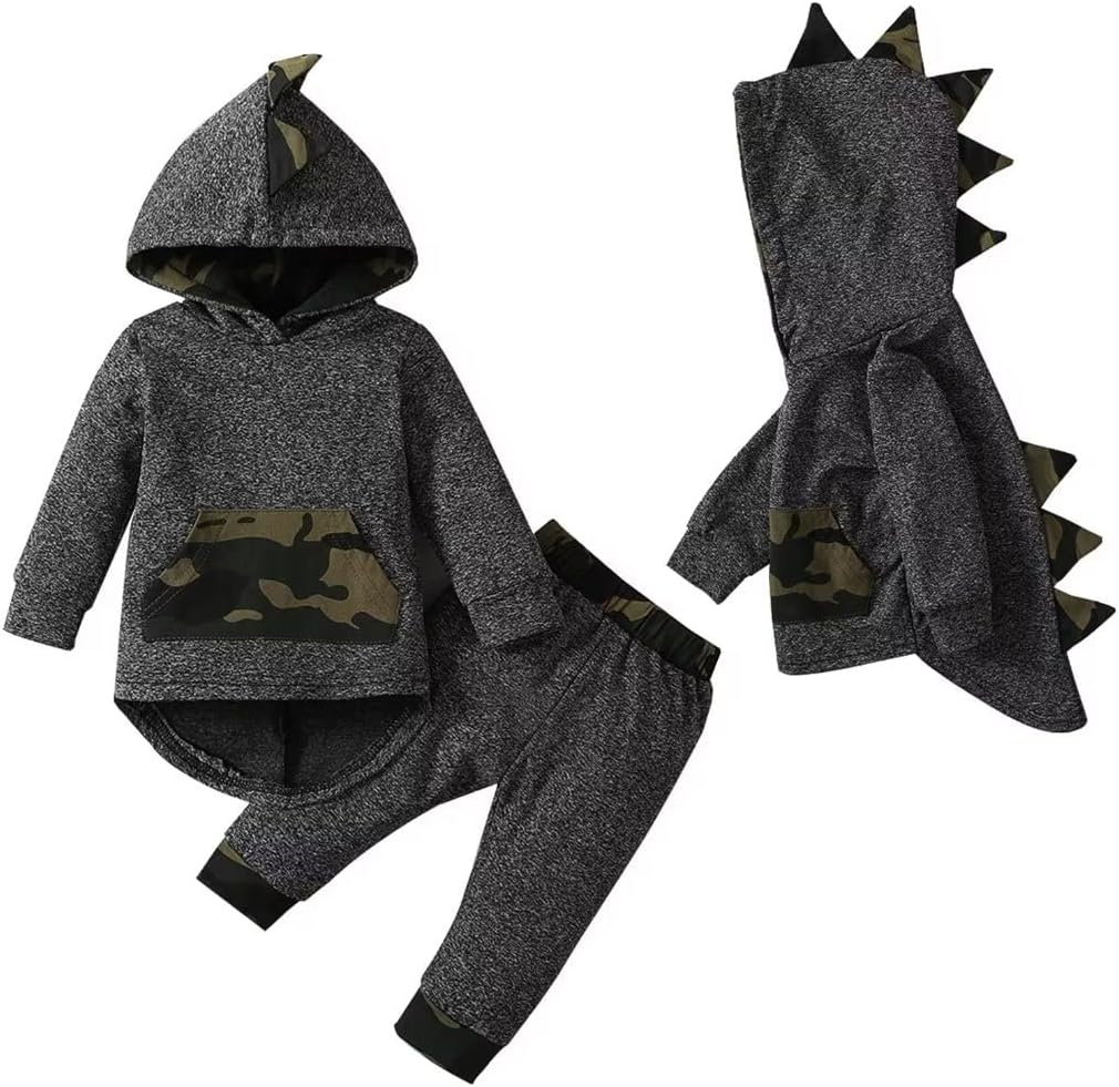 Tepuce Toddler Boys Fall Winter Clothing Set