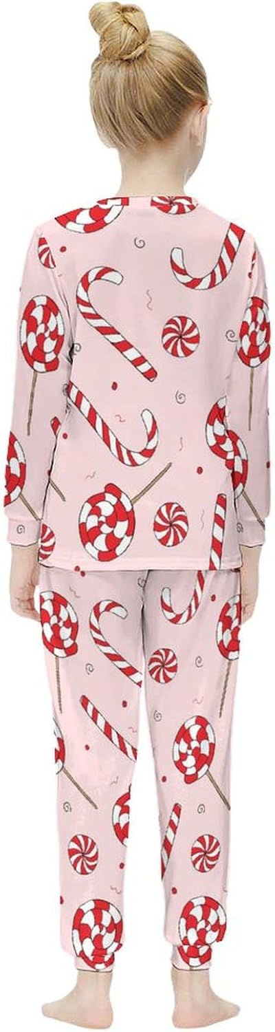 MEIKKO Girls Underwear Set - Festive Ugly Christmas Sweater Thermal Set
