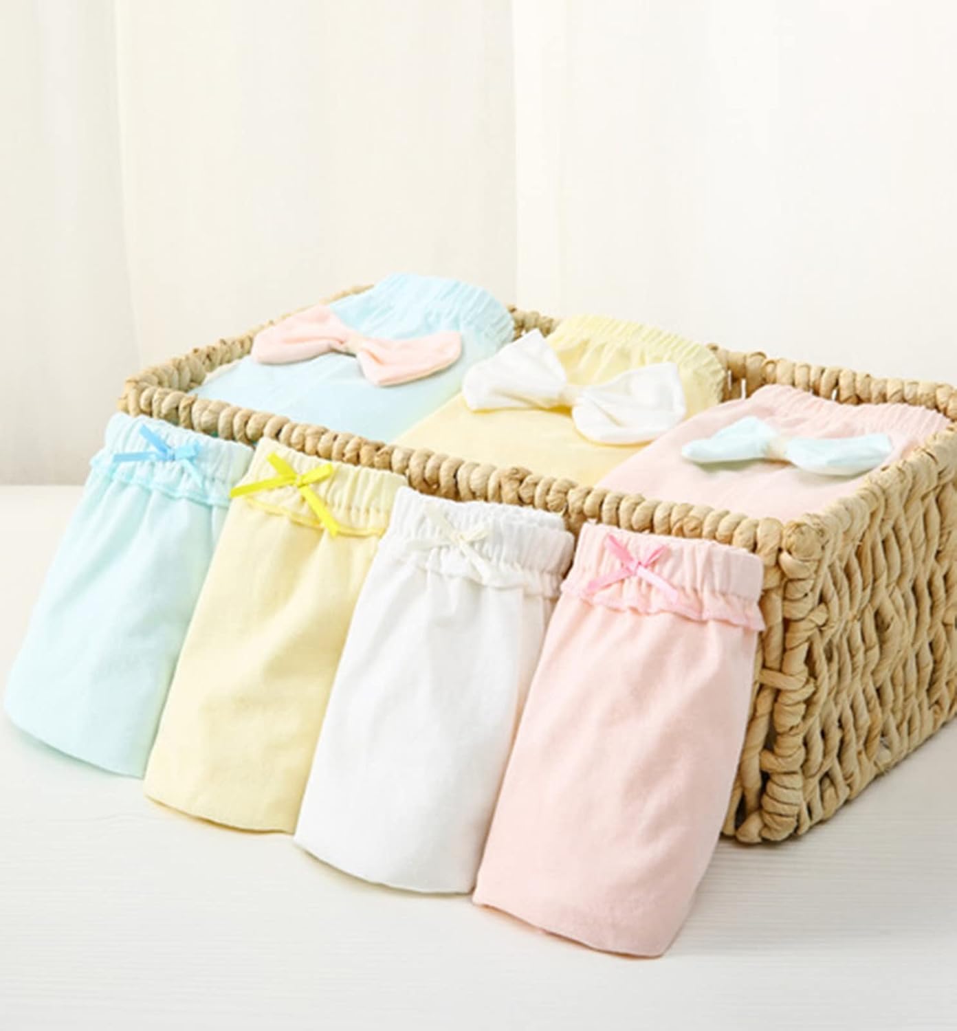 Cute Toddler Girls Ruffle Underwear 4-Pack
