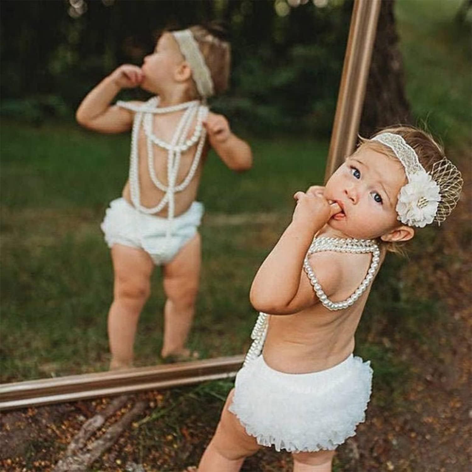 Adorable Newborn Diapers Ruffle Bloomers for Girls