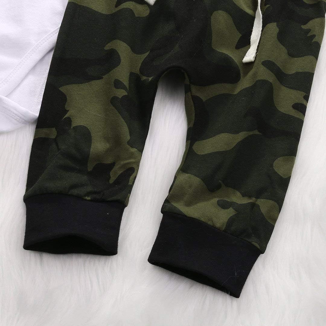 Einhill 3-in-1 Romper Set for Newborn Boys camouflage