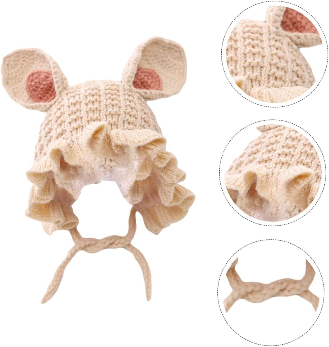 Warm Baby Cozy Beanie Set for 3-6m